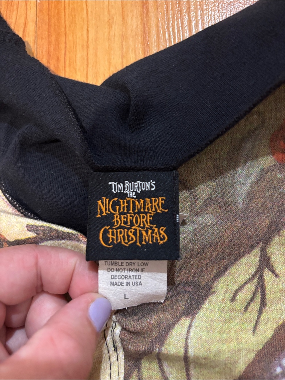 The Nightmare Before Christmas Jack & Sally Graphic top - Picture 4 of 5